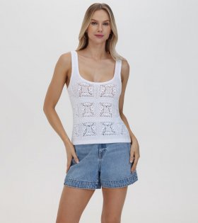 Frye Crochet Tank - Crochet Tank
