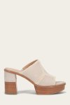 Frye Pipa Crochet Platform Sandal - Ivory