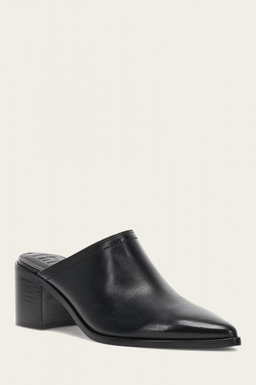 Frye Sadie Mule - Black - Click Image to Close