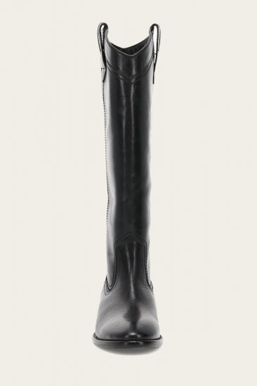 Frye Blair Western Tall Wide Calf - Black - Click Image to Close
