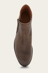 Frye Madison Moto Shootie - Dark-brown