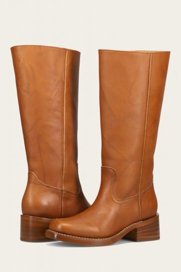 Frye Campus 14L Wide Calf - Saddle - Click Image to Close