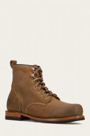 Frye Hudson Workboot Plain Toe - Bark Frye Hudson Workboot Plain Toe - Bark
