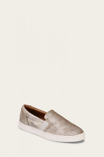 Frye Ivy Slip On - Pewter - Click Image to Close
