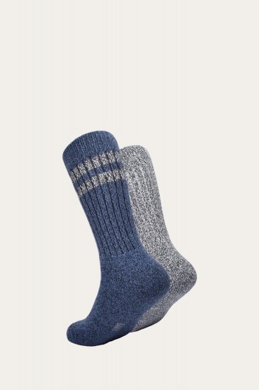 Frye Super Soft Boot Sock 2 Pack - Navy - Super Soft Boot Sock 2 Pack - Navy - Click Image to Close