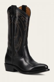 Frye Billy Pull On Deco Stitch - Black Frye Billy Pull On Deco Stitch - Black