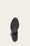Frye Carson Piping Tall Wide Calf - Distressed-black