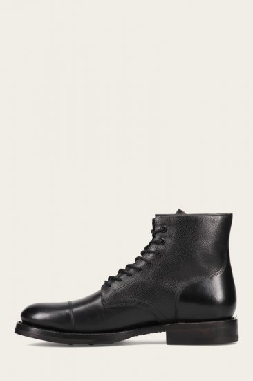 Frye Dylan Lace Up - Black-scotchgrain - Click Image to Close