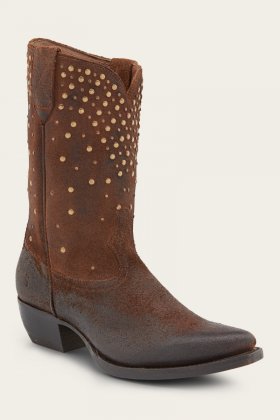 Frye Sacha Mid Stud - Nutmeg