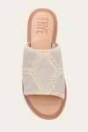 Frye Ava Crochet Slide - Ivory