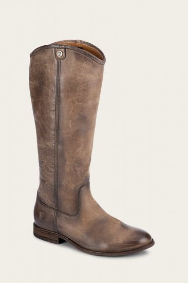 Frye Melissa Button 2 - Grey - Click Image to Close