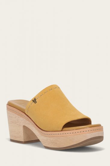 Frye Hazel 2 Slide - Marigold - Click Image to Close