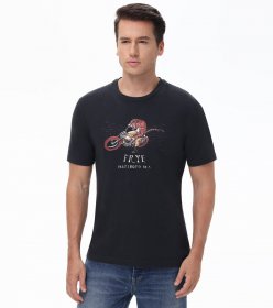 Frye Classic-Fit Crewneck Graphic Tee - Classic-Fit Crewneck Graphic Tee Frye Classic-Fit Crewneck Graphic Tee - Classic-Fit Crewneck Graphic Tee