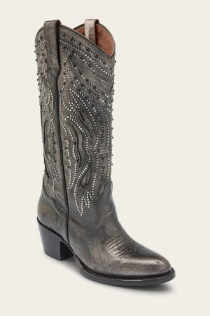 Frye Shelby Studded - Dark-pewter