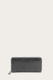 Frye Melissa Zip Around Wallet - Carbon Frye Melissa Zip Around Wallet - Carbon