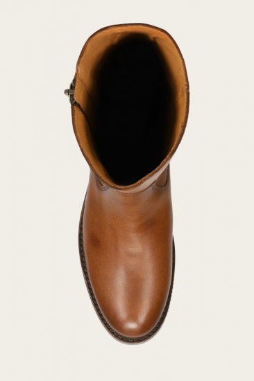 Frye Madison Heavy Zip Tall - Bark - Click Image to Close