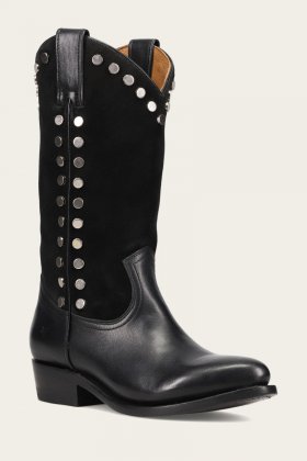 Frye Billy Pull On Stud - Black