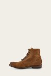 Frye Tyler Lace Up - Tan-suede