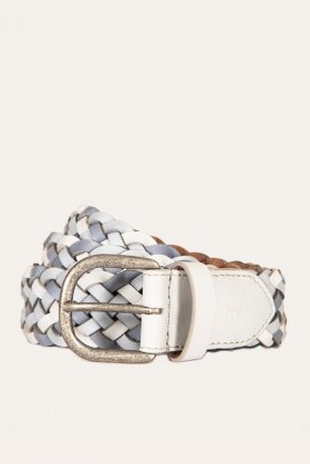 Frye 35MM Tonal Woven Leather Belt - 35MM Tonal Woven Leather Belt